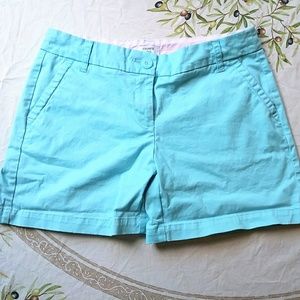 Crown & Ivy Aqua Chino Shorts Size 2